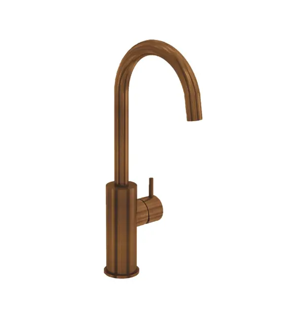 Waterevolution Flow tvättställsblandare hög modell PVD borstad koppar T1121FUCPE Beställ idag