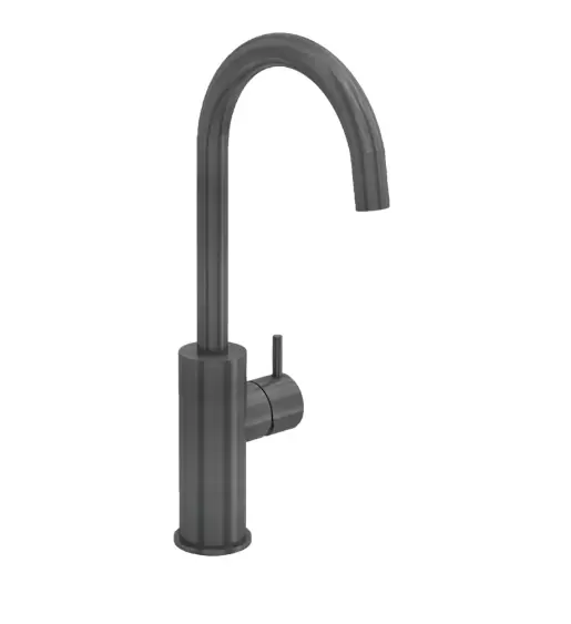 Begränsat erbjudande Waterevolution Flow tvättställsblandare hög modell PVD gun metal T1121FUGME