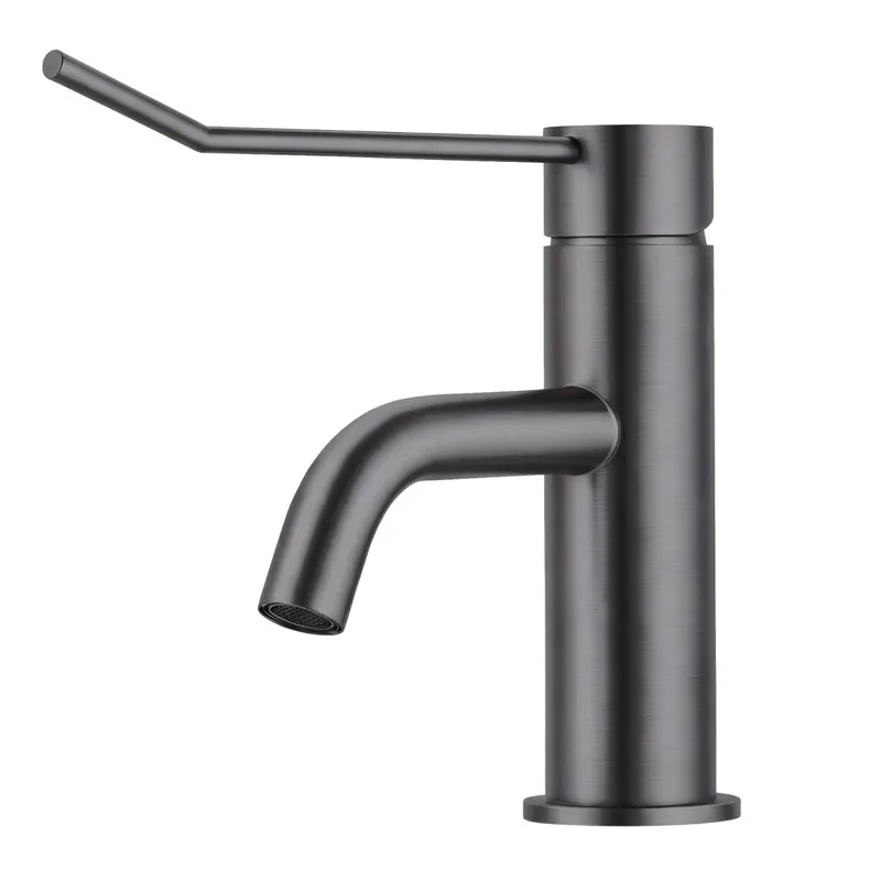 Waterevolution Flow tvättställsblandare inkl. klickplugg PVD gun metal T111GME Reapris