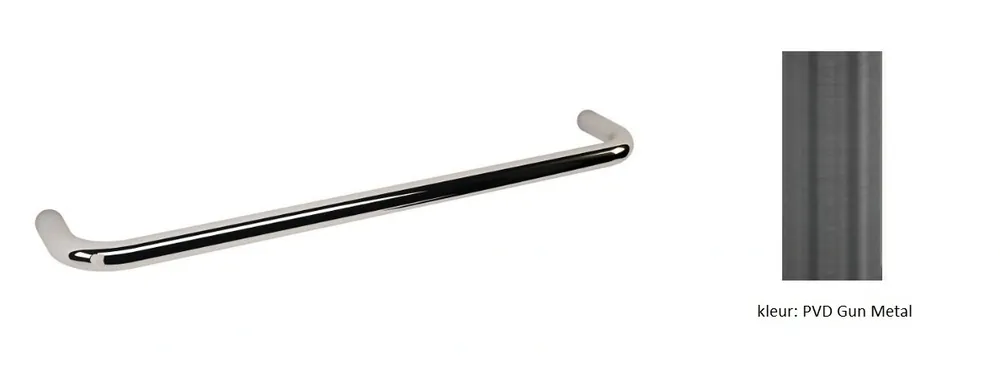 Handla nu Waterevolution Flow handdukshållare 35cm PVD Gun Metal A111GME