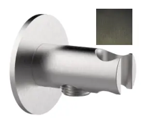 Rabatter SB Rubinetterie Universell handduschhållare med vattenanslutning PVD gunmetal 316 1208955204