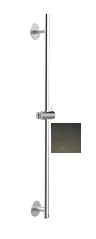 Reapris SB Rubinetterie Universell duschstång med vattenanslutning PVD gun metal 316 1208955237