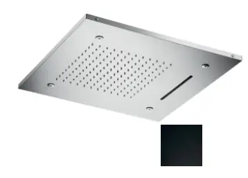 SB Kromoterapi inbyggd regndusch med 3 stråltyper 50x50 cm Matt Svart 1208955445 Beställ idag