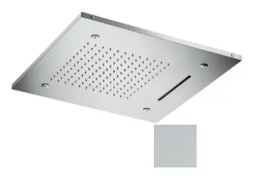 Snabb frakt SB Chromoterapi inbyggd regndusch med 3 stråltyper 50x50 cm Matt Vit 1208955446