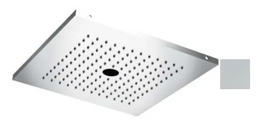 SB Regndusch med twiststråle 38cm fyrkantig Matt Vit 1208955629 Outlet