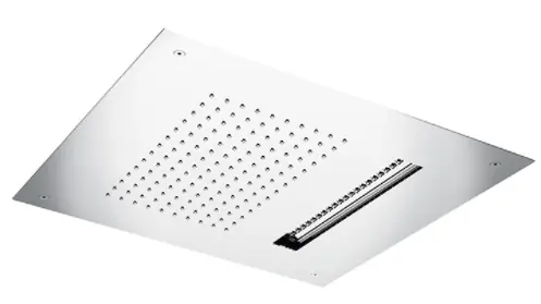 Populär SB Wire Temptation XL Inbyggnadstakdusch 2-strålig helt i rostfritt stål 1208955667
