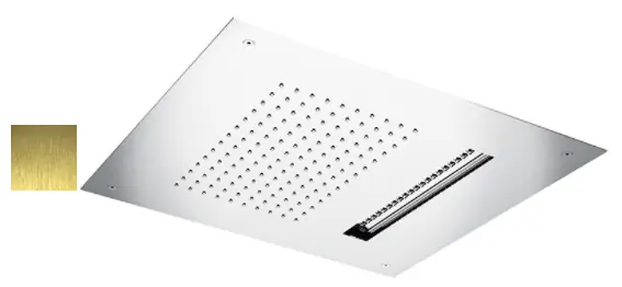 Köp online SB Wire Temptation XL Inbyggd Regndusch 2-strålig PVD Guld 1208955679