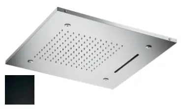SB Temotion Inbyggd Regndusch med 3-strålar Matt Svart 1208955693 Outlet