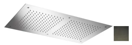 Säker betalning SB Temptation Inbyggd Regndusch Rektangulär 700x380mm PVD Gun Metal 1208955704