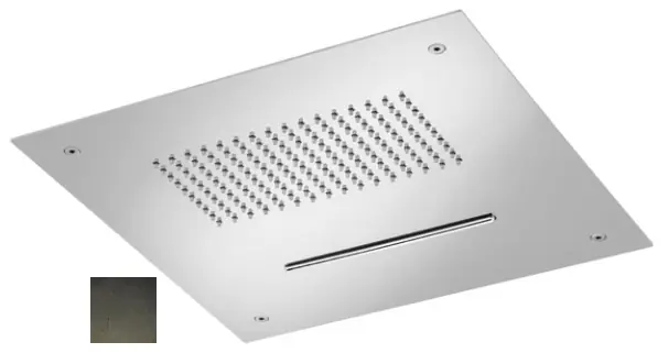 SB Square Takdusch inbyggd 2-strålig PVD Gun Metal 1208955758 Outlet