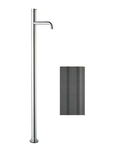 Trygg betalning Waterevolution Flow fristående tvättställsblandare PVD Gun Metal T113GME