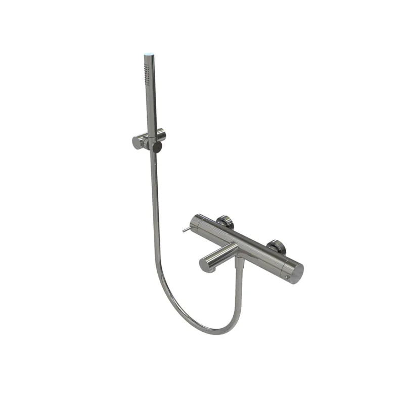 Waterrevolution Flow tvåvägs termostatisk duschblandare med handdusch krom T130TN01 Erbjudandepris