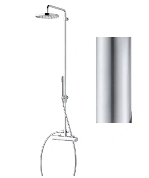 Waterevolution Flow duschset med regndusch RVS T141IE Populär