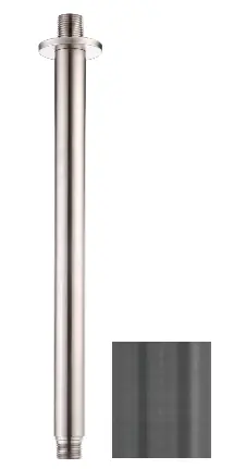 Premium Waterevolution flow takfäste 40cm PVD Gun Metal T164540GME