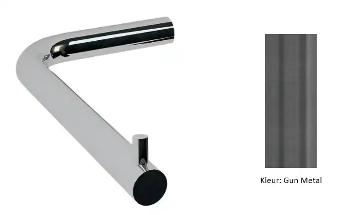 Waterevolution Flow Toalettrullehållare utan lock PVD borstad gun metal T130GME Nedsatt pris