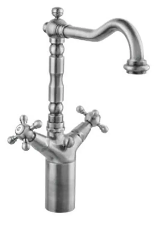 PB klassisk upphöjd tvättställsblandare sterngrepp pip 18 cm Krom 1208854982 Populär