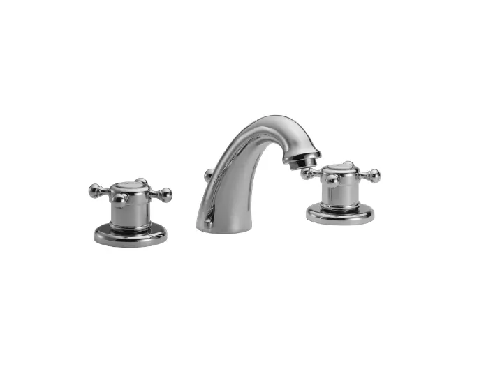 Nedsatt pris Huber Victorian 3-håls tvättställsblandare Brons VT00101027