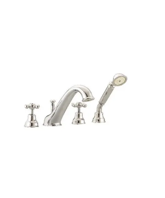 Erbjudandepris Cisal Arcana Keramisk 4-håls Badblandare kantmontering 3/4" Krom AC00026421