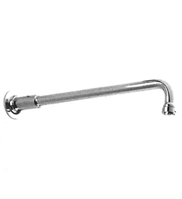 Huber Nostalgisk RVS duscharm för väggmontering 40 cm för duschhuvud 1150425590 Utförsäljning