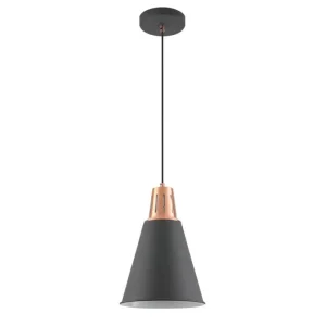 Decor Gianni stilfull svart kopparhänglampa 22 cm i diameter 9974 Nyhet