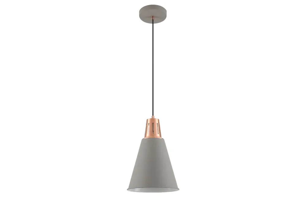 Dekor Gianni stilfull grå kopparhänglampa 22 cm diameter 8051 I lager
