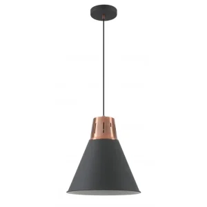 Dekor Gianni stilfull svart koppar hänglampa 32 cm diameter 8105 Lägg i varukorgen