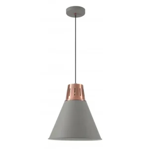 prisnedsättning Dekor Gianni stilfull grå kopparhänglampa 32 cm diameter 8167