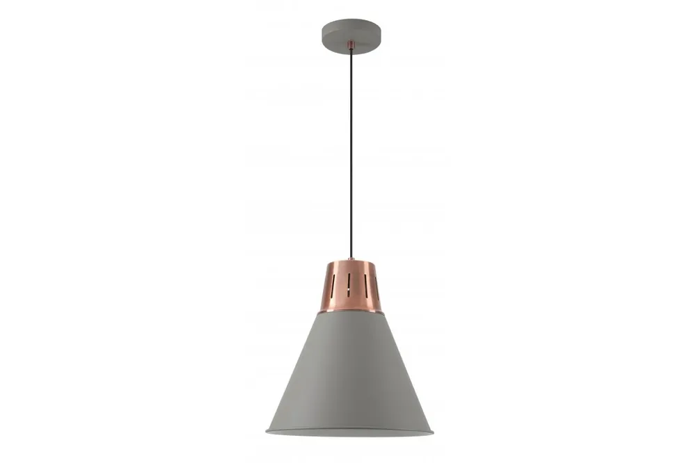 prisnedsättning Dekor Gianni stilfull grå kopparhänglampa 32 cm diameter 8167