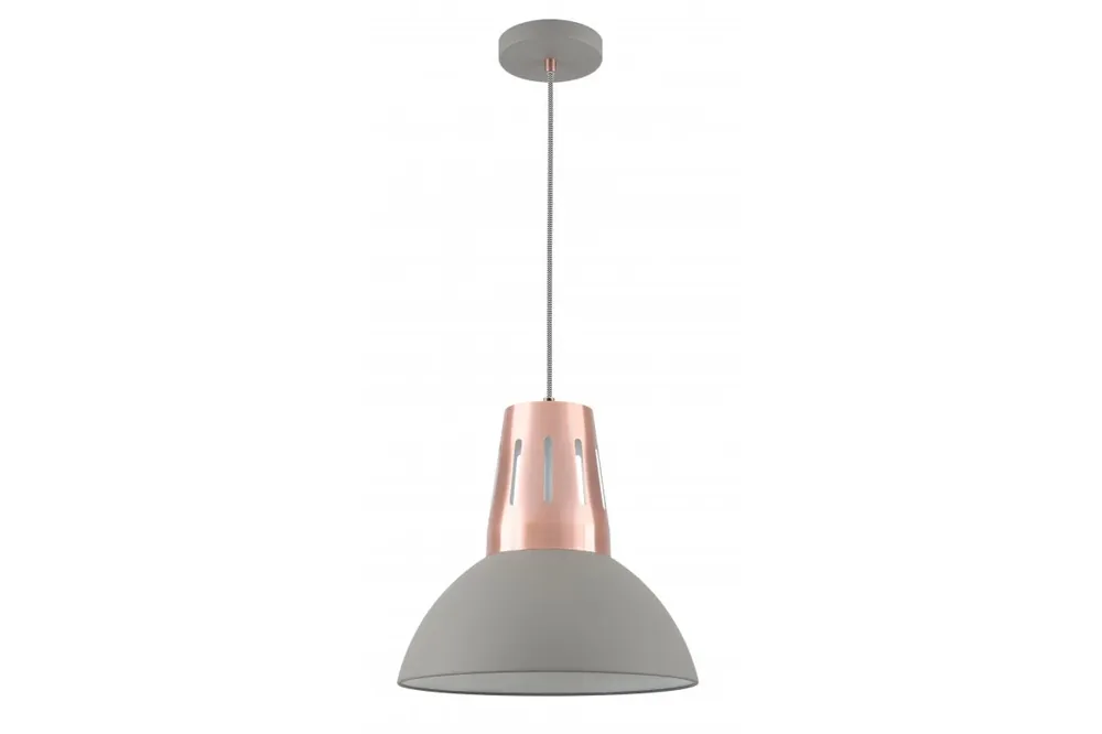 Trygg betalning Dekor Artemia grå hänglampa med industriell finish, 34,5 cm diameter 2447