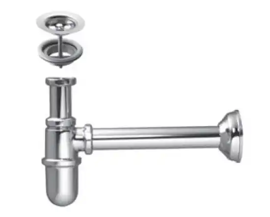 Kundfavorit PB Unix klassisk bägarsifon metall brons med avloppssats 1208969832