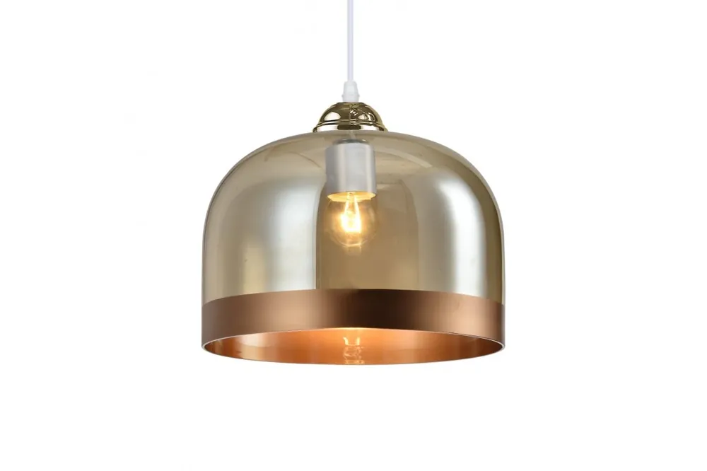 Dekor Lati cylindrisk amberfärgad hänglampa glas diameter 23,5 cm 7146 Snabb frakt