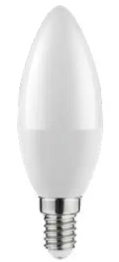 Begränsat antal Dekor Lumiere oval LED-lampa E14 kallvitt 4000K Klarglas 38 mm