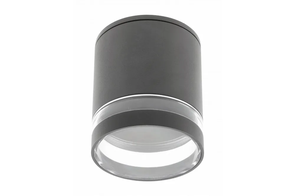 Dekor Takarmatur RIVEN aluminium 102x120 IP54 MAX.35W rund grafit. 1208963984 Nyhet