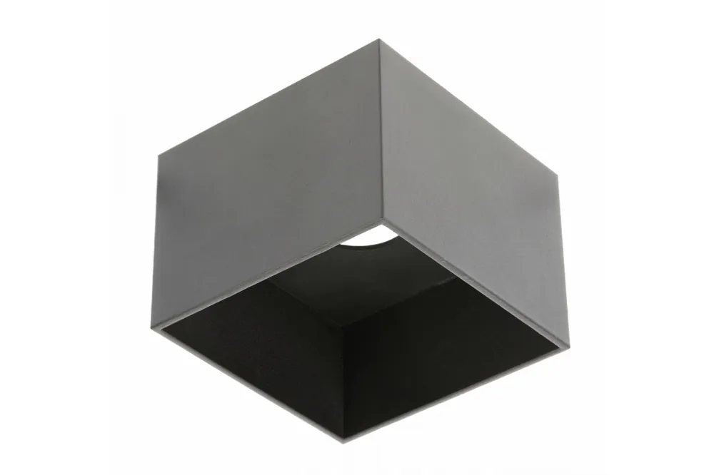 Dekorations Takarmatur SAKURA alum. 120x120x85 IP20 ES111 GU10 fyrkantig svart 1208963991 Erbjudandepris
