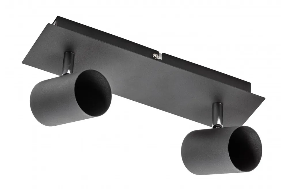 Reapris Dekor Takarmatur VENETO IP20 max. 20W 2 x GU10 rund svart. 1208964038