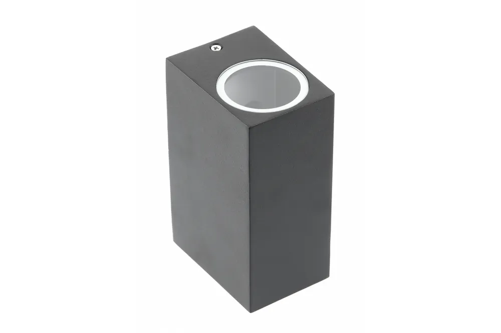 Nedsatt pris Dekorationsfasadbelysning dubbelriktad TIAGO KW GU10 MAX.2x35W IP54 AC220-240V 50/60Hz svart. 1208963202