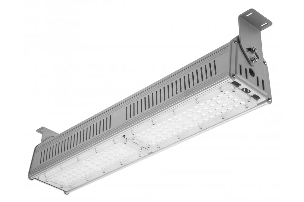 Erbjudande TEKSAS LED Highbay-lampa, 100W, 12000lm, AC100-240V, 50/60Hz, IP 65, strålvinkel 60o, 4000K, grå 1208963207