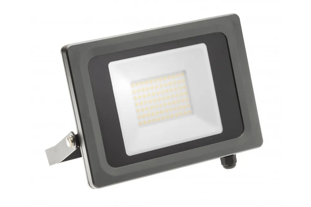 LED-strålkastare VIPER, 50W, 4500lm AC220-240V, 50/60 Hz, PF>0,9, RA>80, IP65, 120°, 4000K, grå 1208963241 Säker betalning