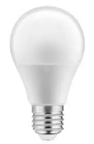 Decor Lumiere rund LED-lampa E27 kallvitt 4000K Klart vitt 60mm med skymnings- och rörelsesensor I lager