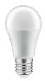 Kundfavorit Decor Lumiere rund LED-lampa E27 neutralvitt 3000K Klart vitt 60mm 12W
