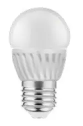"Decor Lumiere rund LED-lampa E27 neutralvitt 3000K keramik 45mm" Sista chansen