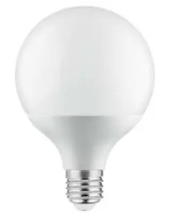 Decor Lumiere rund LED-lampa E27 kallvitt 4000K Klart vitt 120mm 18W Kundfavorit