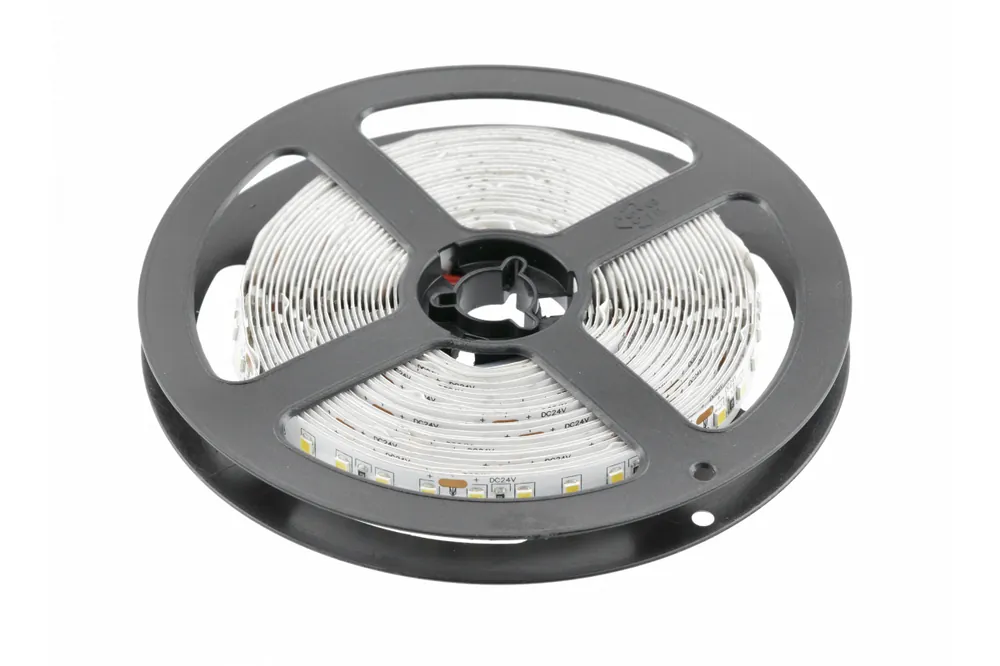 Flash Strip 24 V 2835, 600 LED, varmvitt, 78 W, utan gel 10 mm, rulle 5 m (2 kablar) 1208962524 Expressleverans