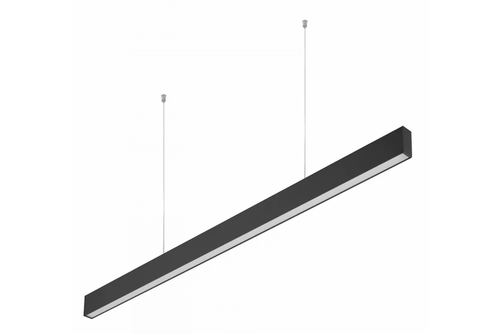 Kampanj Decor LED hängande armatur LIVIA 40W 3600lm AC220-240V 50-60Hz 100° RA>80 IP20 AL/PC 4000K 120cm svart. 1208962913