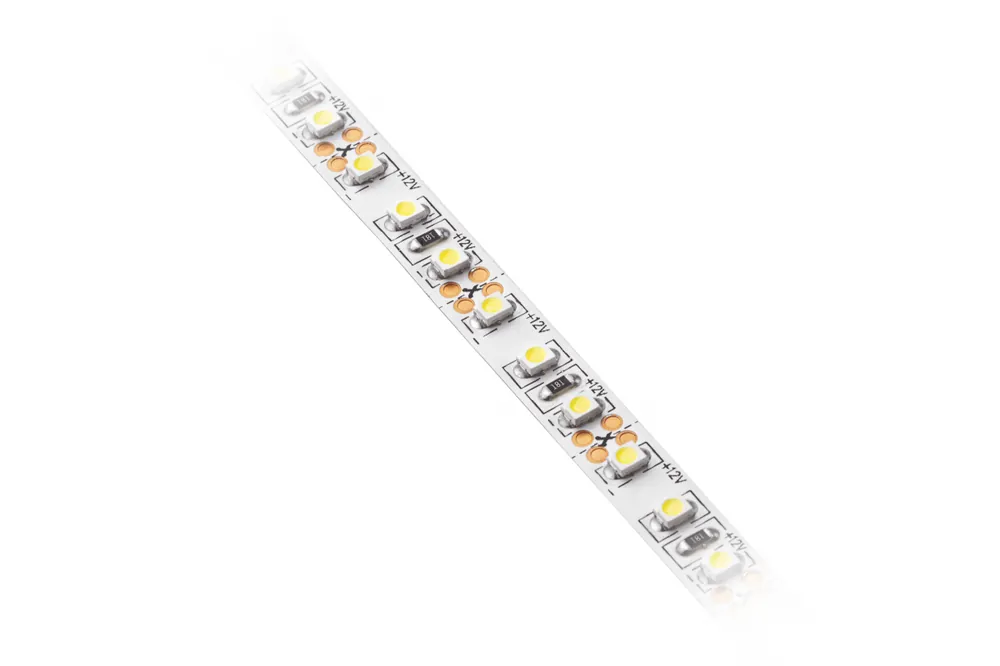 Säker betalning Flash Tape 3528, 120 lysdioder/1 m, kallvitt, 9,6 W/m utan gel, 8 mm, 12 V, 2 m, mini-förstärkare