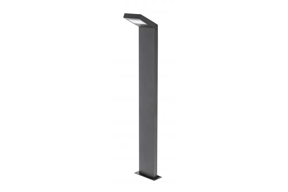 Trädgårdsbelysning LONDON LED, 10W, 720lm, IP54, AC220-240V, 50/60Hz, 4000K, rakt inlägg, 78 cm, svart Rabatter