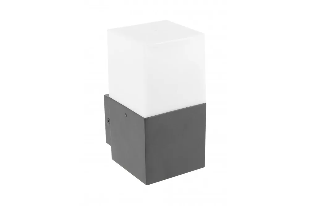 Dekor Trädgårdsarmatur LARGO-AU E27 MAX.15W IP44 AC220-240V 50-60Hz vägglampa med rak ovansida i grafitfärg. 1208963916 Säker betalning