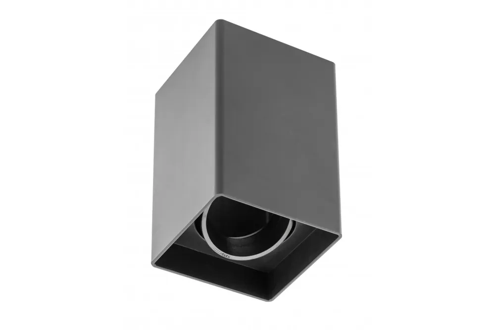 Dekor Taklampa armatur RESTO PC 80x80x125mm IP20 max 20W fyrkantig svart. 1208963987 - Uppsättning av 3 Endast denna vecka