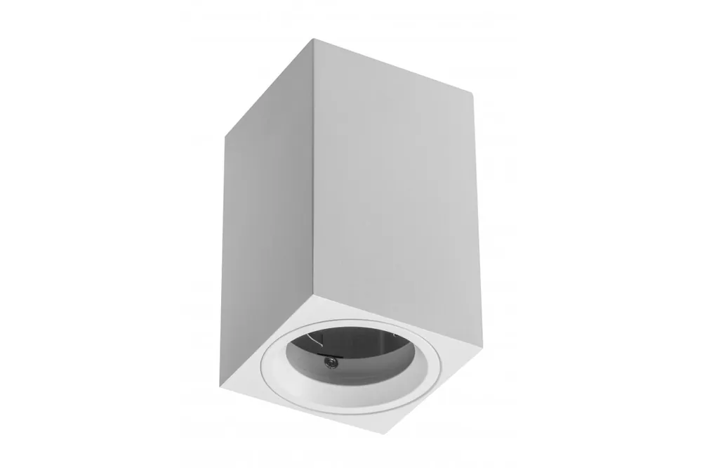 Sista chansen Dekorationslampa ytmonterad SENSA MINI aluminium 70x70x115 IP20 max 50W fyrkantigt vitt hölje. 1208964014 - Uppsättning av 2