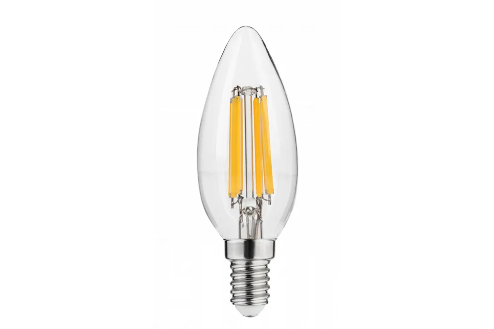 LED LJUSKÄLLA, FILAMENT, A-G, C35, 2700K, E14, 5,8W, AC220-240V, 360°, 640lm, 50mA 1208966964 - Uppsättning av 6 Beställ nu